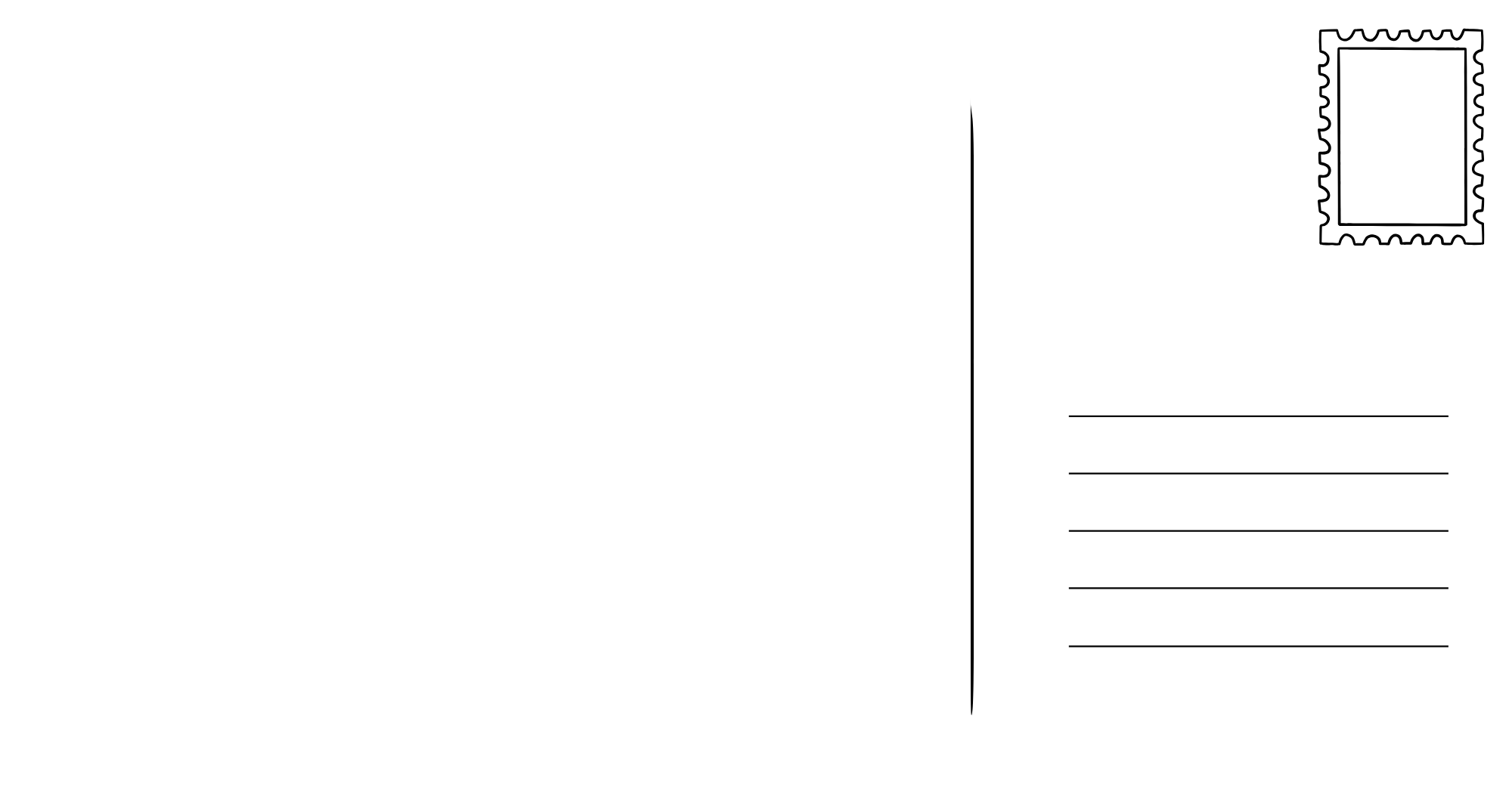 Postkarte Maxi Eigenes Design